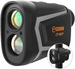 Golf Rangefinder with Slope, CIGMAN 800 Yards Range Finder Golf, Laser Rangefinder